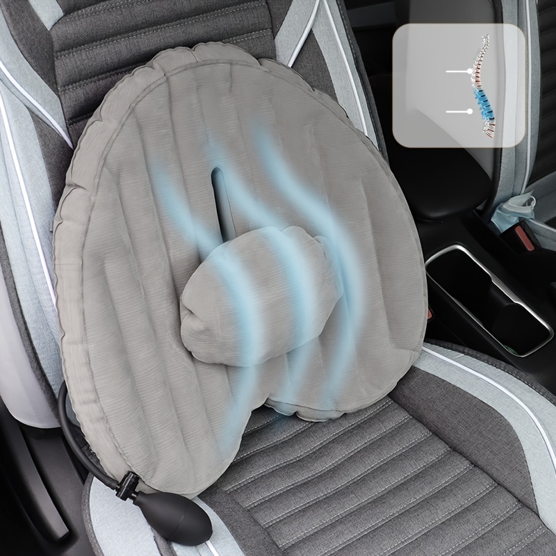 Integrated Memory Foam Car Lumbar Support Cushion Office - Temu