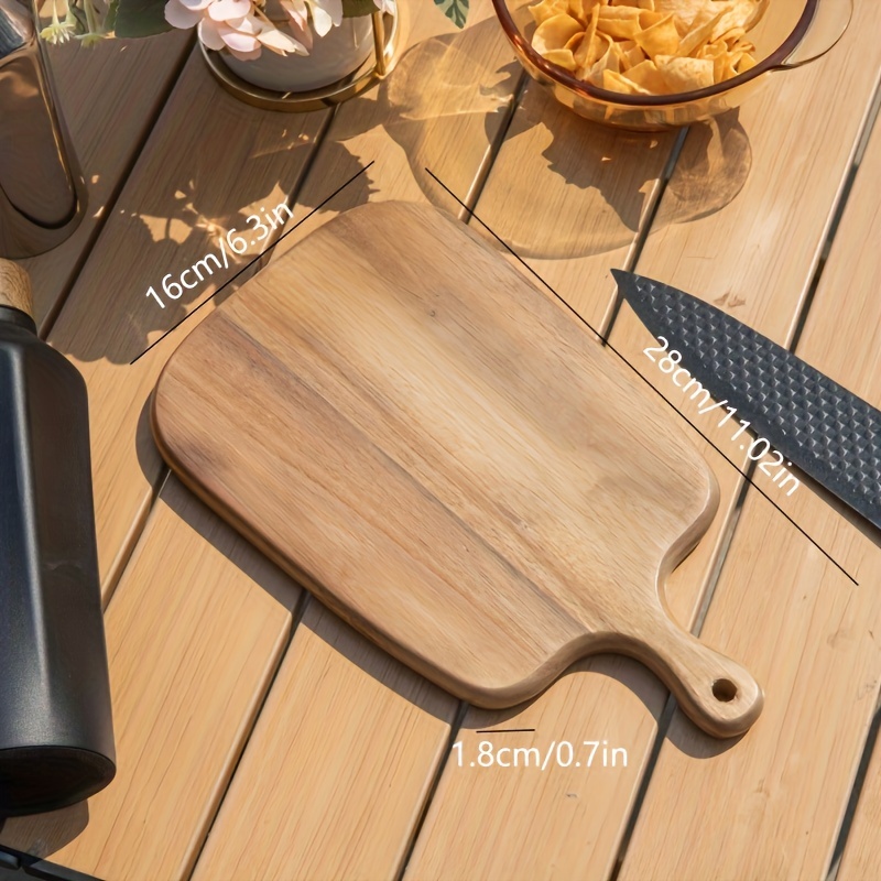 1pc Tabla Cortar Madera, Tabla Cortar Cuadrada Cocina Doméstica Cortar  Carne, Verduras Frutas, Tabla Cortar Portátil Acampar Aire Libre Picnic -  Deporte Aire Libre - Temu