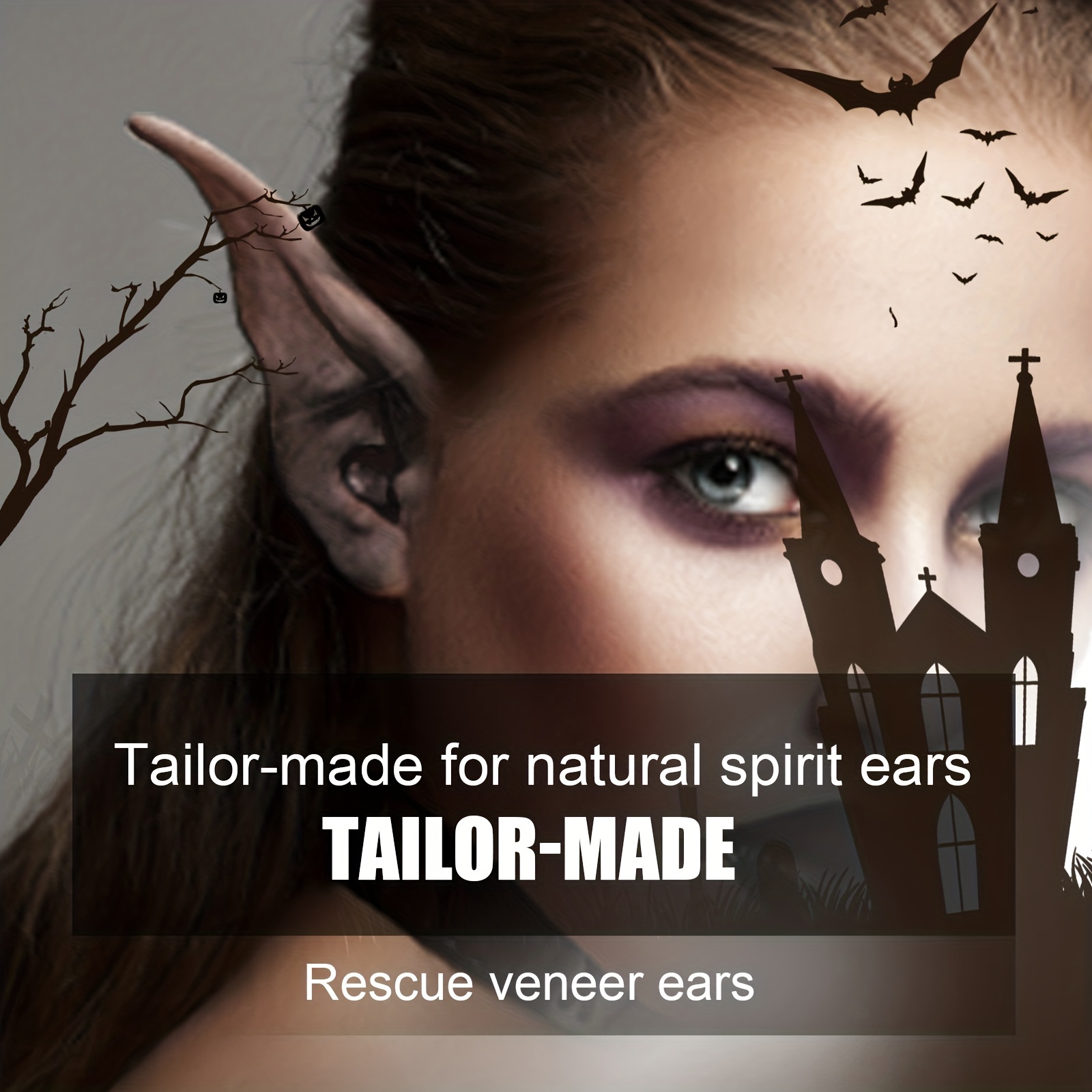 Elf Ear Stickers Stand Ear Stereotypes V-Face Stickers Separate Ears Ear  Correction Stickers Stand Ear Clear/Frosted Ear Sticker