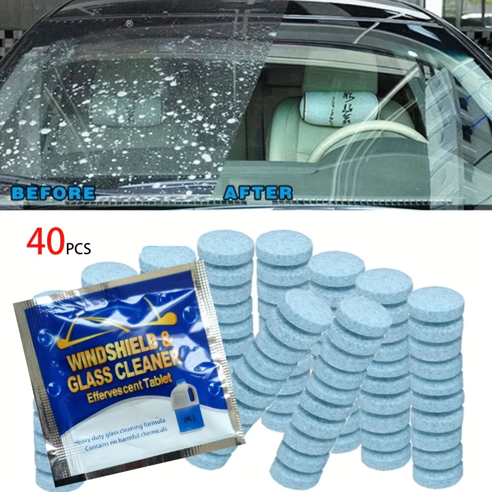 Nettoyant pour vitres de voiture, 10 pièces, 1 pièce = 4l, essuie-glace  solide pour polissage, produits chimiques [896C752] - Cdiscount Auto