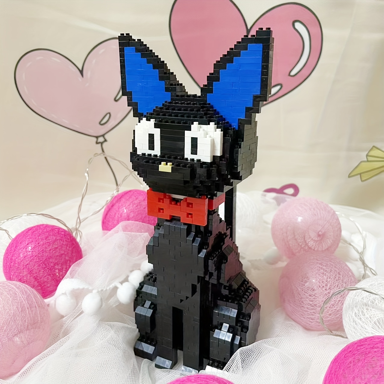 Gigi Cat Building Blocks Toy Girl Birthday Toy Gift