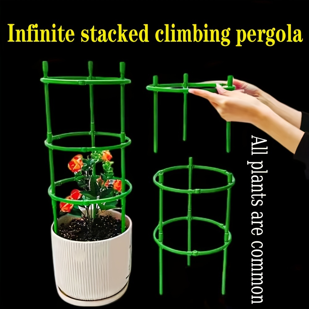 Stackable Climbing Vine Support Rods Set