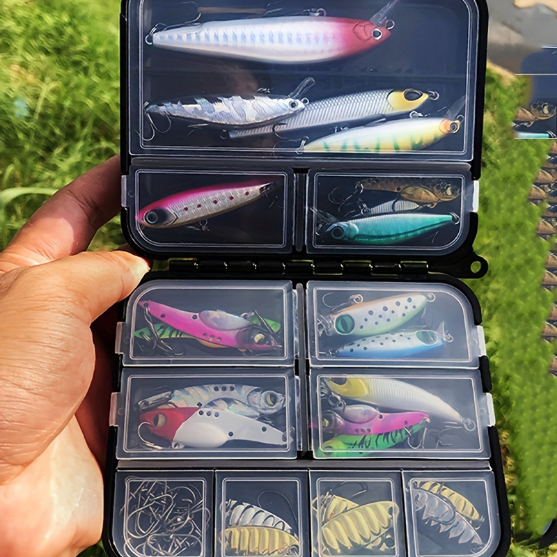 Multi purpose Plastic Fishing Tackle Box Fishing Lure - Temu