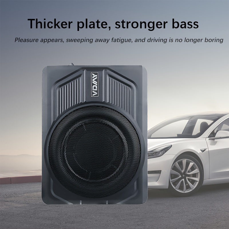 103 Car Audio Subwoofer Under Seat 1500W 10 Inch Ultra-Thin Active  Subwoofer, Active Compact Subwoofer, Very Suitable For Vehicles With  Limited Space