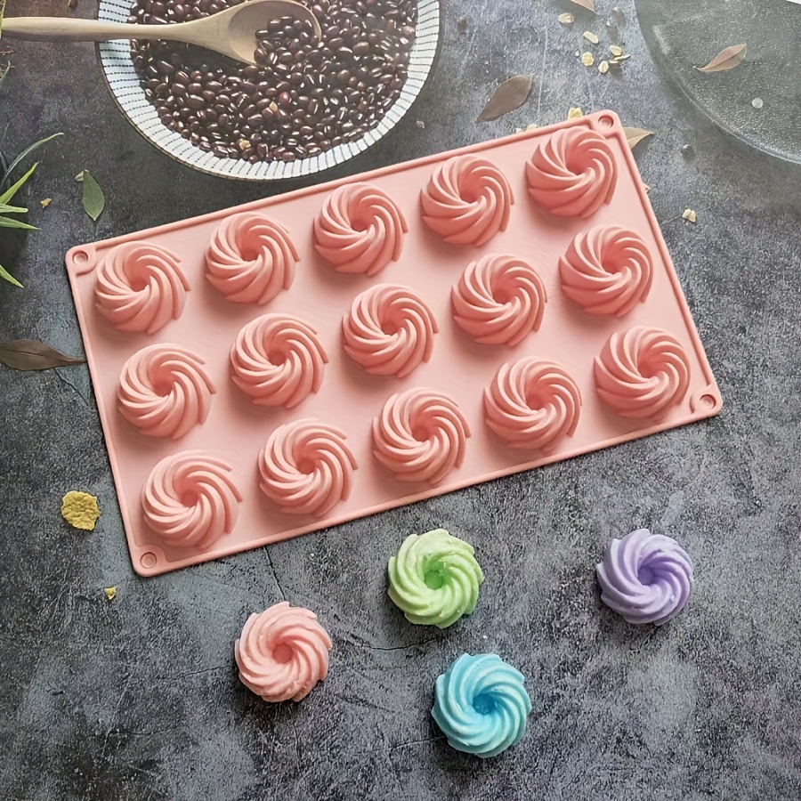 Silicone Whirlwind Cake Pan Spiral Shape Silicone Cake Pan moule