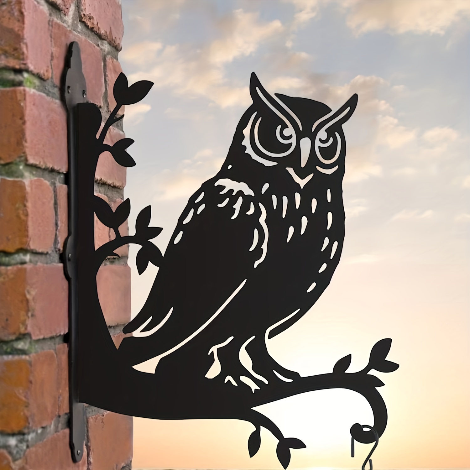 Owl Shaped Decorative Hooks Garage Shed Iron Wall Hooks - Temu