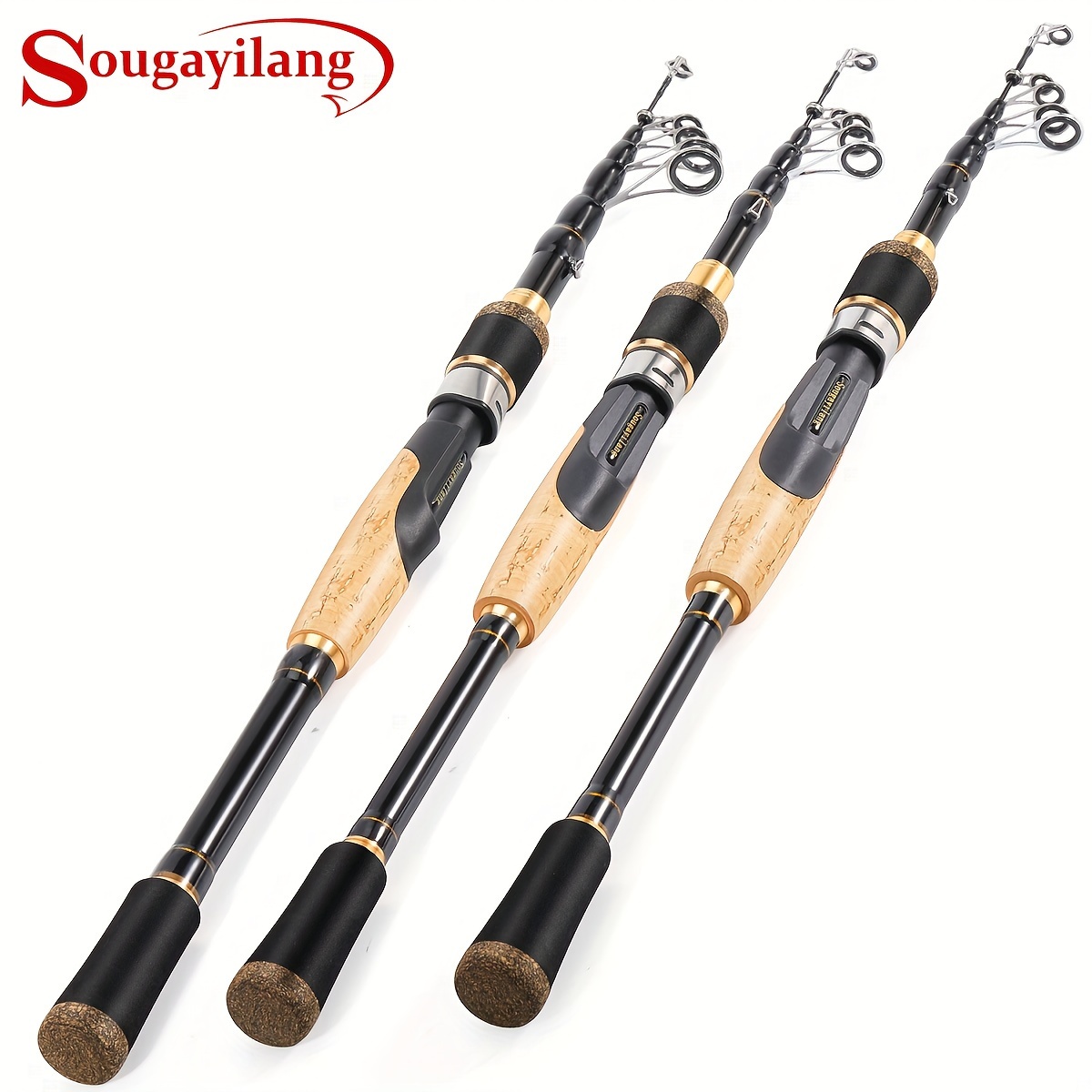 Sougayilang Portable Telescopic Fishing Rod And Reel Combo For Kids -  Lightweight And Easy To Use, Perfect For Young Anglers - Temu Italy