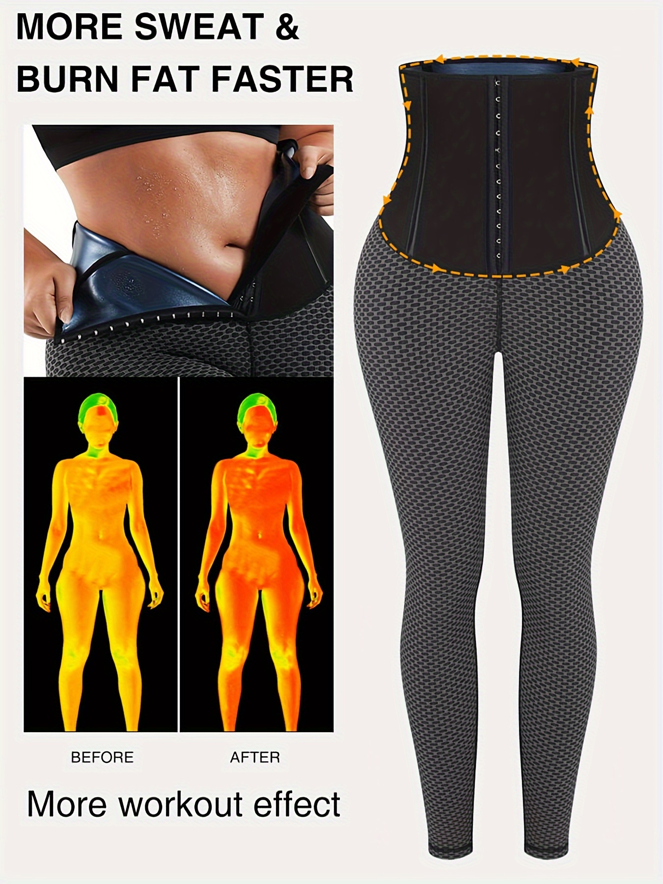 Front Buckle Shaping Pants Tummy Control Compression Butt - Temu