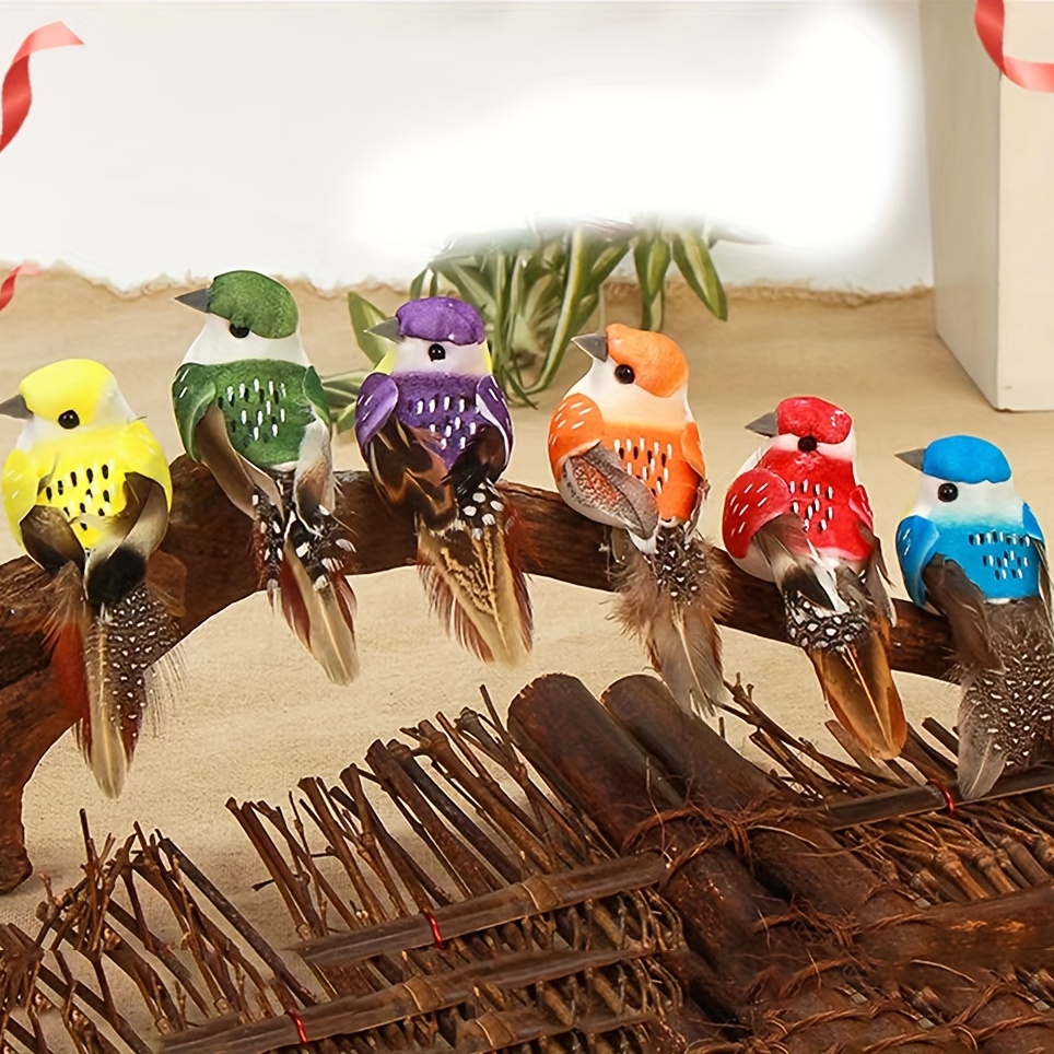 8 Pièces/ensemble Miniature Figurines D'oiseaux, Jouet D'animal Simulé  Modèle De Mini Animal De Compagnie Mignon Pour Jardin Des Fées,  Micro-paysage De Mousse, Mode en ligne