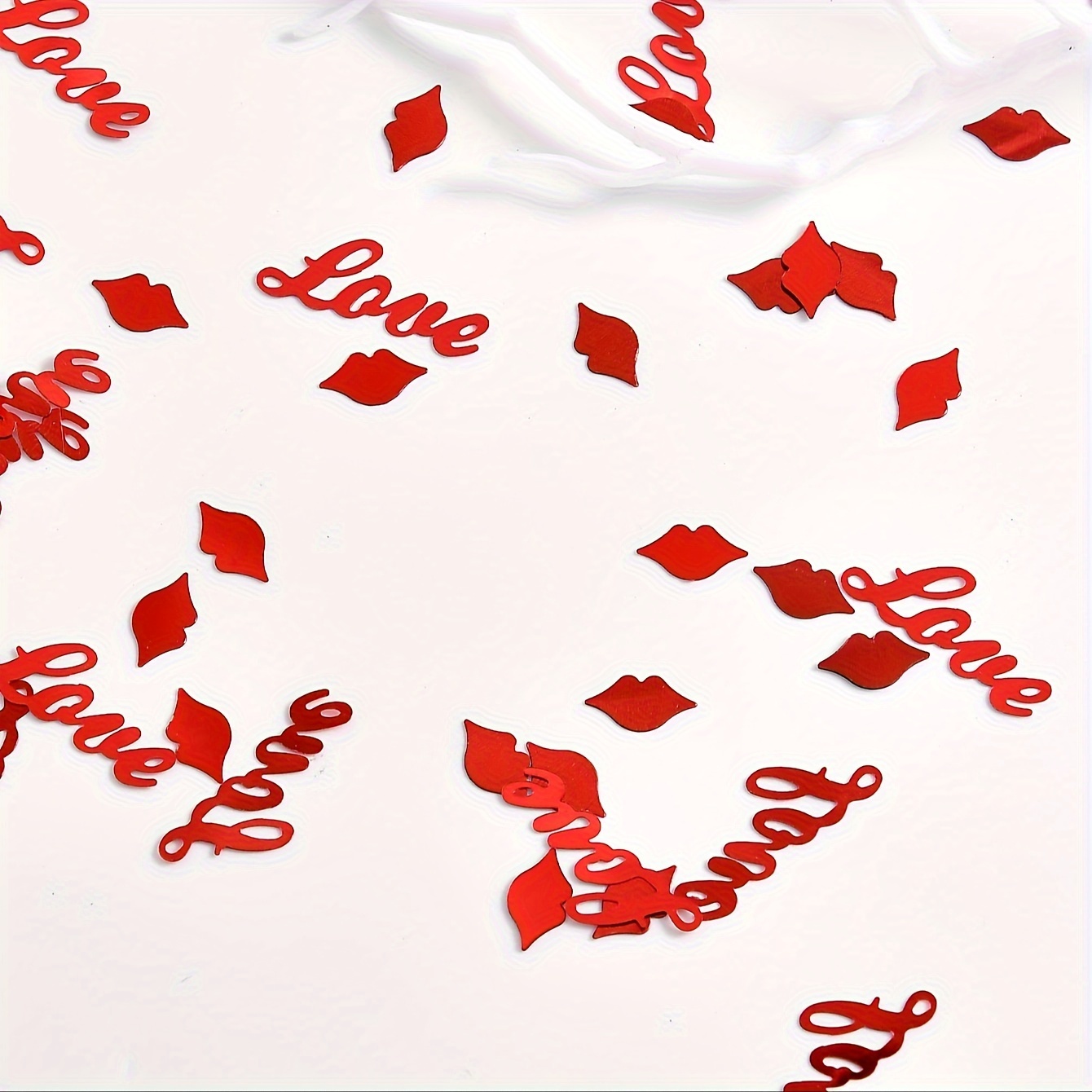 Valentine's Day Wedding Lips Love Heart Confetti Wedding - Temu