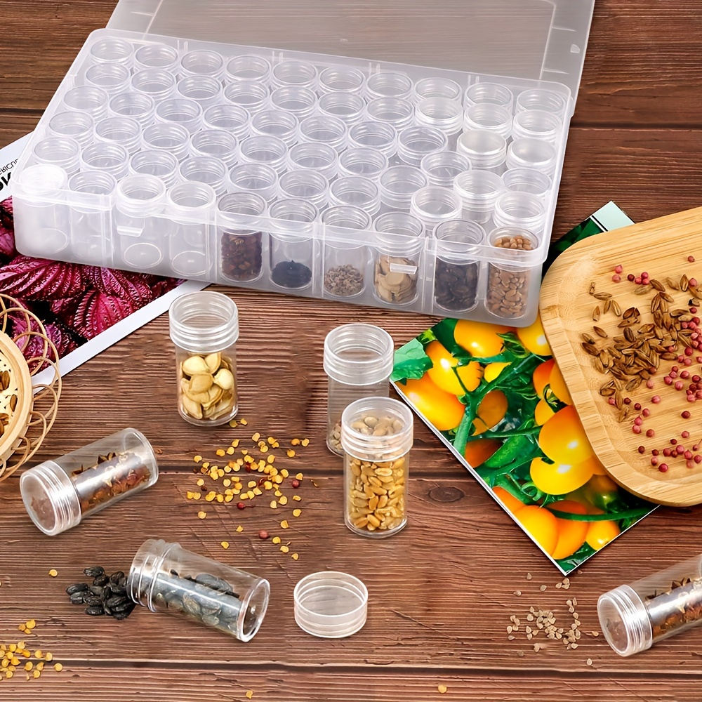 Seed Storage Container Sealed Clear Plastic Storage - Temu