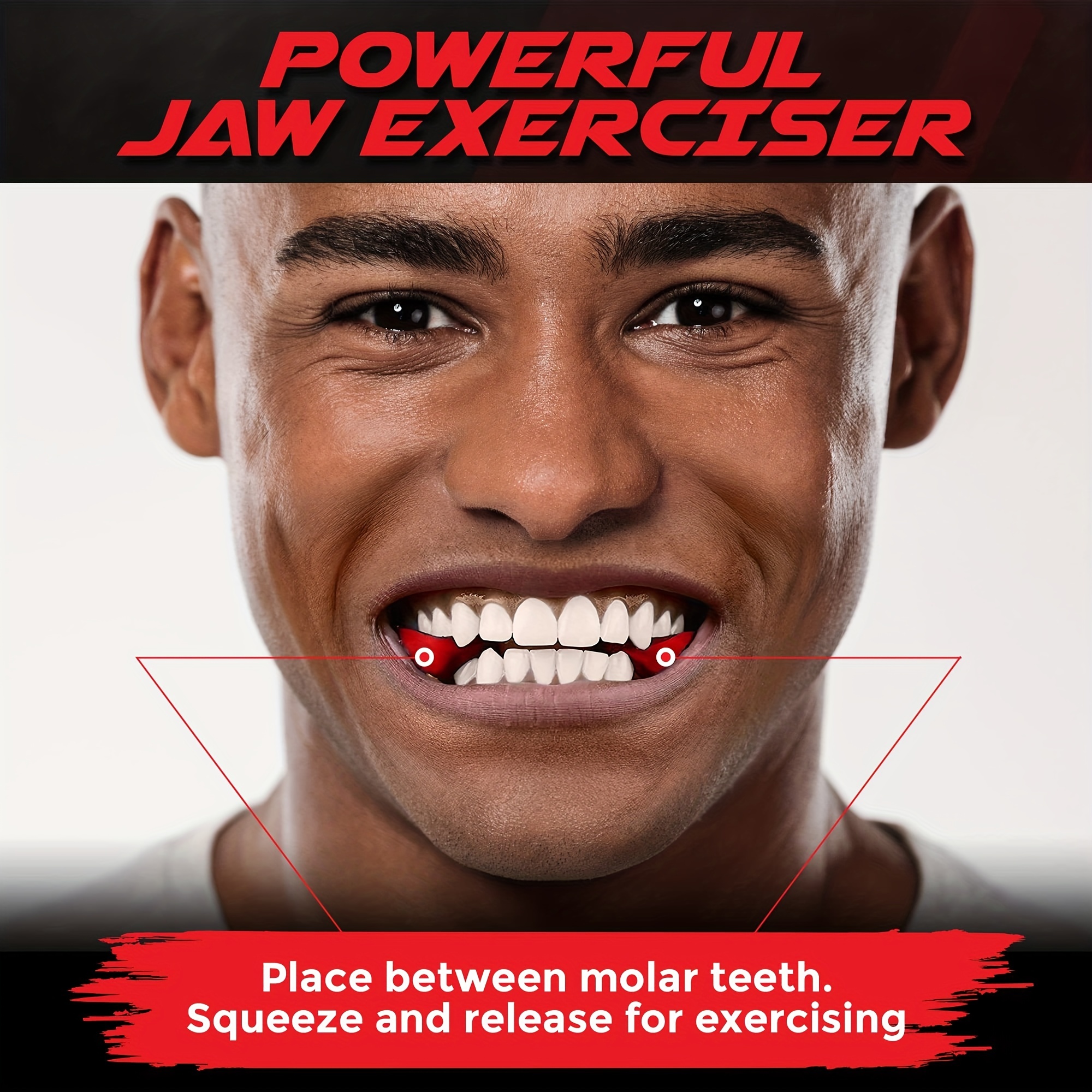 Jawline Exerciser: 5 Resistance Levels Silicone Jaw Trainer - Temu