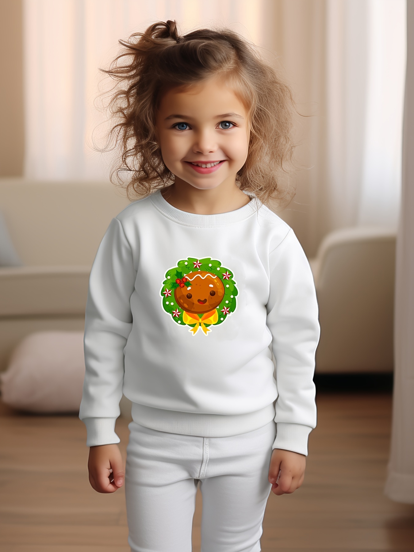 Ay Oeryui Toddler Girls Cartoon Doughnut Graphic Pullover - Temu Australia