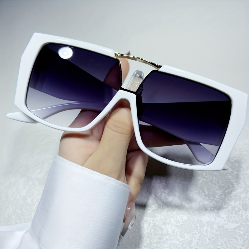 Luxury Brand Sunglasses Trendy Square Fashion Oversized Travel