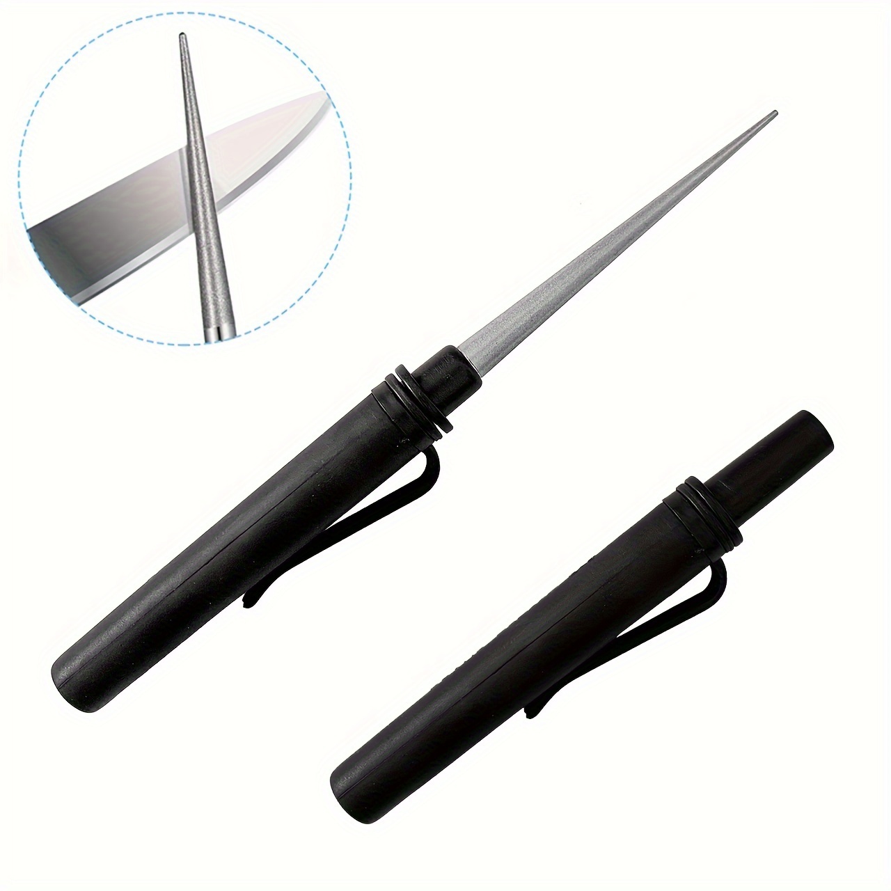 Pocket Sharpener - Diamond Pocket Sharpener Pencil Sharpener Fish Hook  Blade Sharpener (400#) 