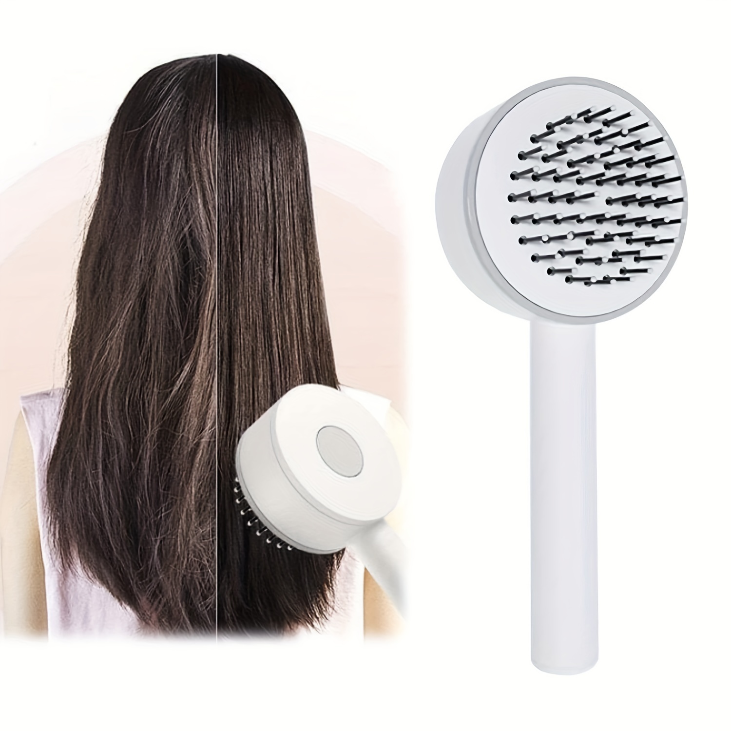 3D Air Cushion Massager Brush, Airbag Massage Comb, Self Cleaning Hair  Brush, Detangling Hairdressing Brush For Men And Women