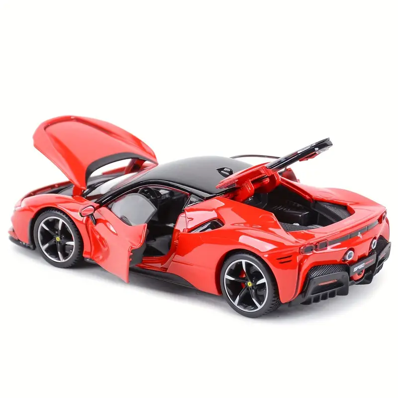Burago 1:24 Ferrari SF90 Stradale Alloy Sports Car: Collectible Diecast  Model Toys for Kids & Adults!