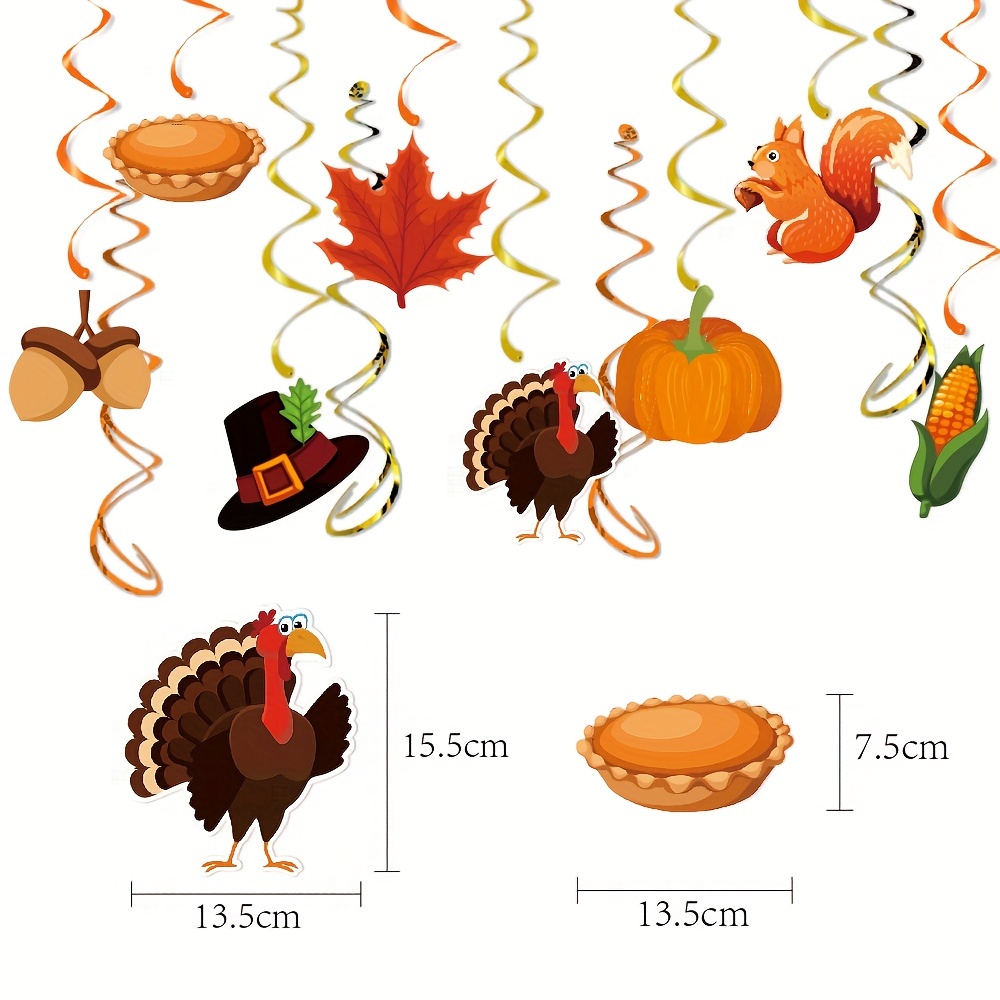 Thanksgiving Party Decorations, Pre-assembled Thanksgiving Banner