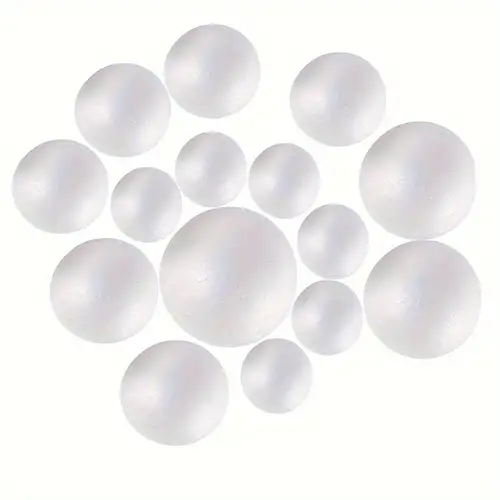 2pcs Foam Balls For Crafts 6 Inch Round White - Temu