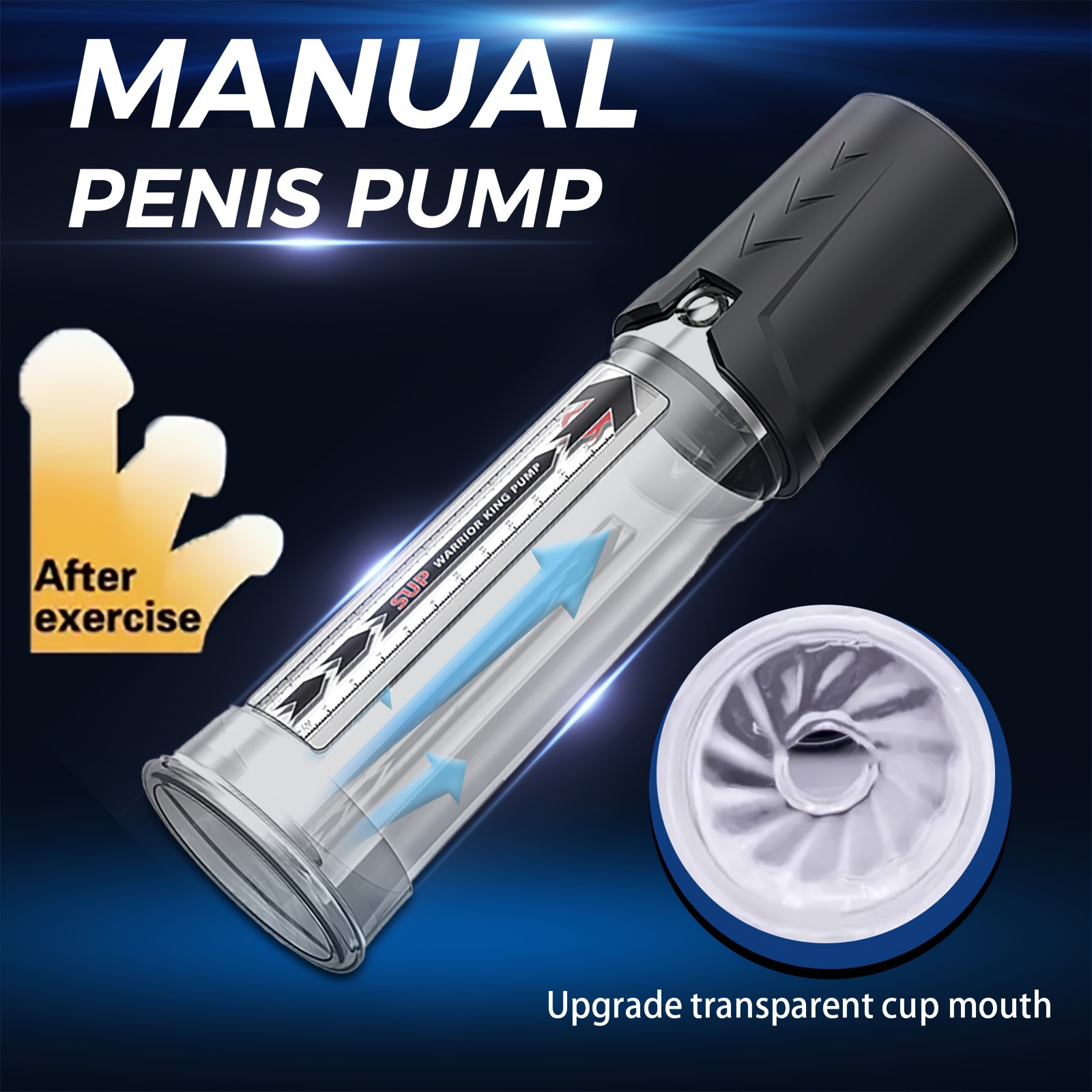 Manual Penis Pump Male Erotic Exerciser Masturbation Cup - Temu