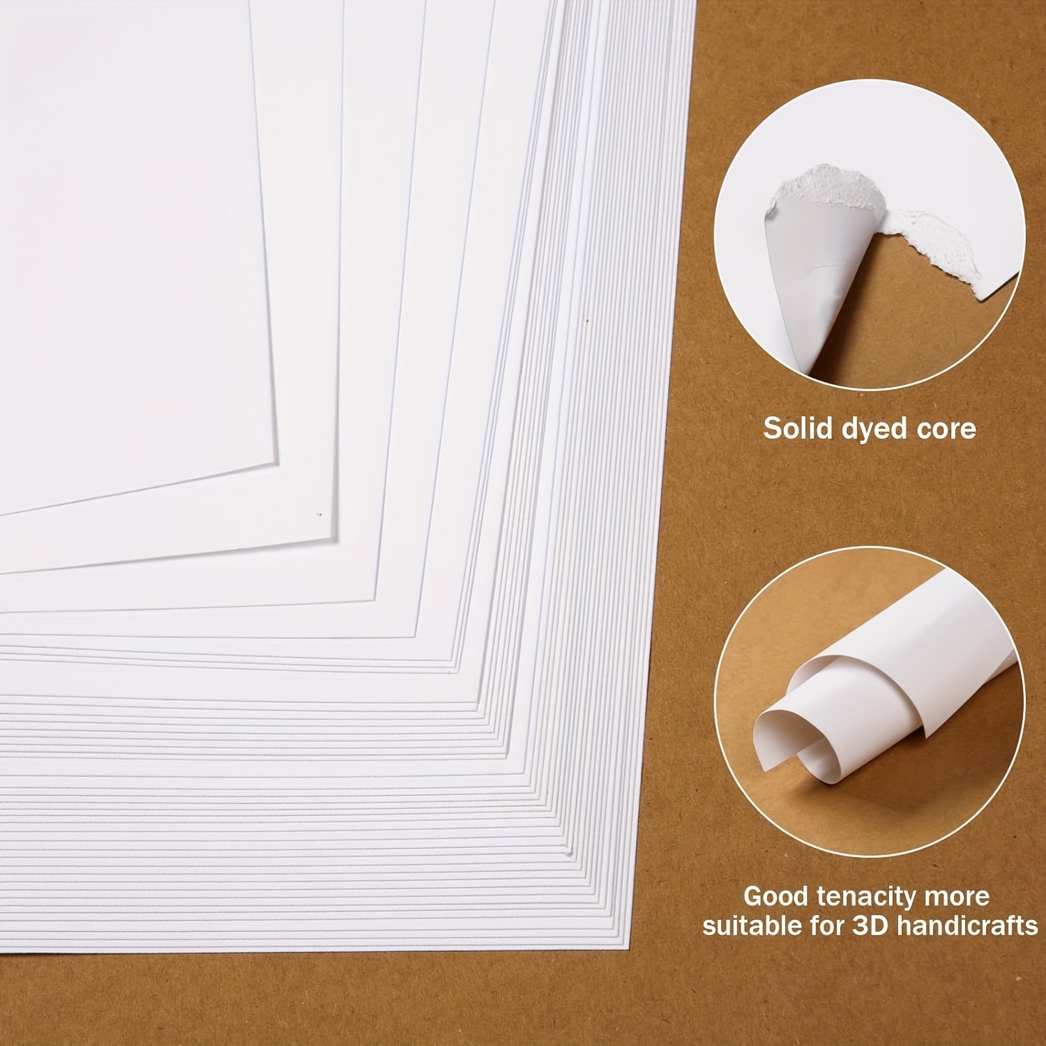 White Cardstock Thick Paper 250gs Heavy Card Stock - Temu