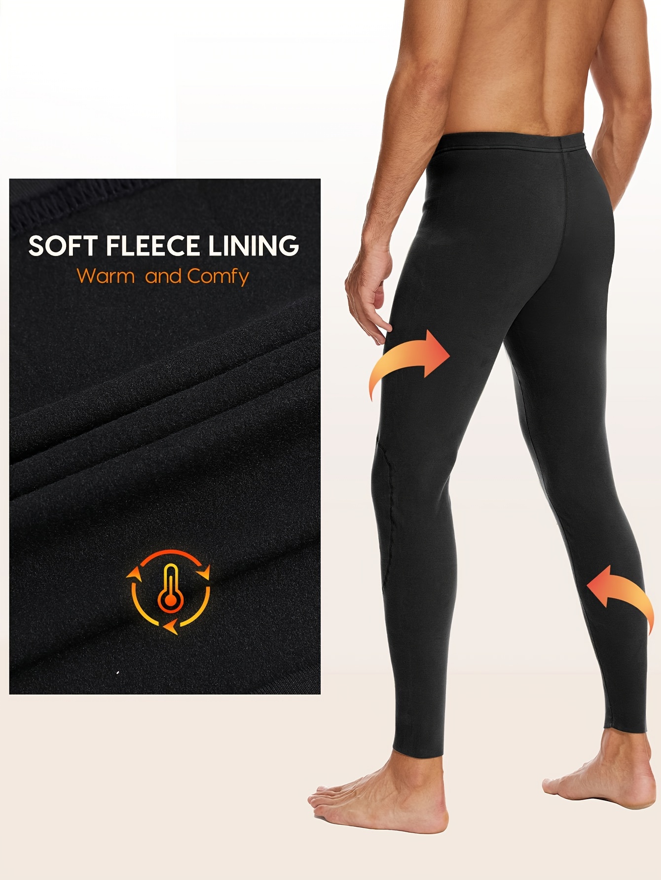 Thermal Pants for Women Fleece Lined Leggings Underwear Soft Bottoms 