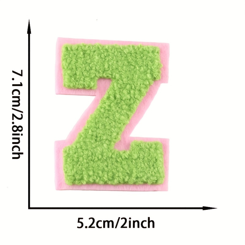 Colorful Chenille Letters A z Iron On Patch Letters Patch - Temu