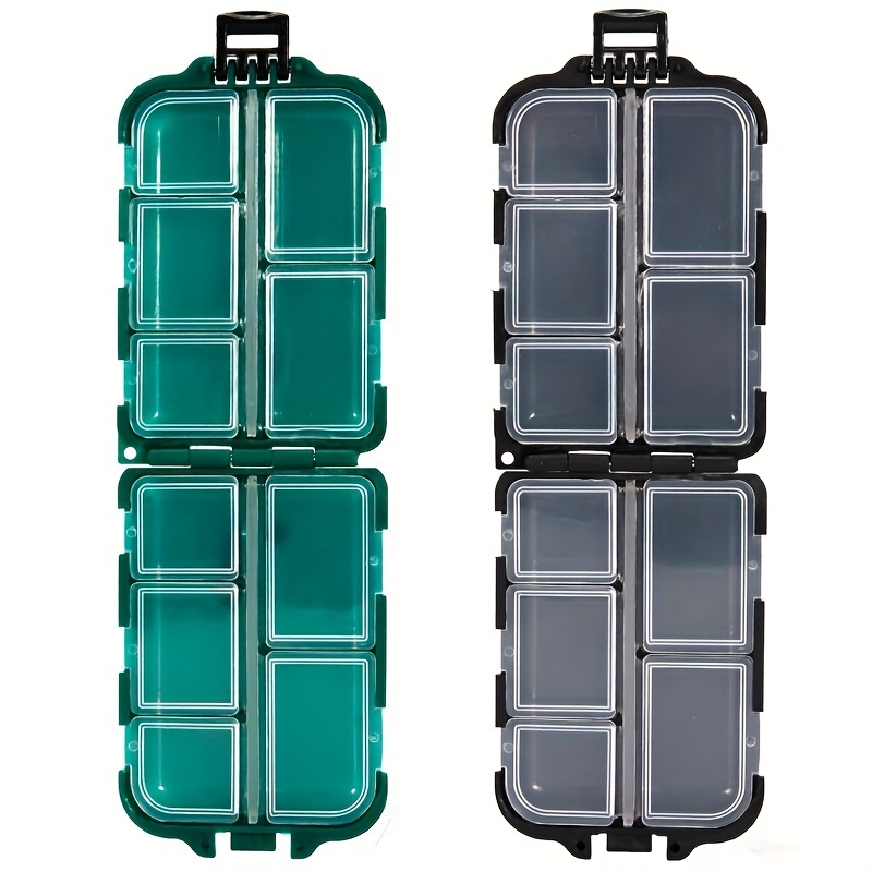 Small Plastic with 5 Compartments Waterproof Hard Tool Organizer