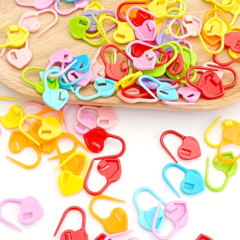 120Pcs Stitch Markers Knitting Markers Rings For Crafts Accessories Tool  Rando