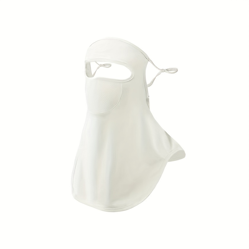 Solid Ice Silk Neck Gaiter for Outdoor Sunscreen