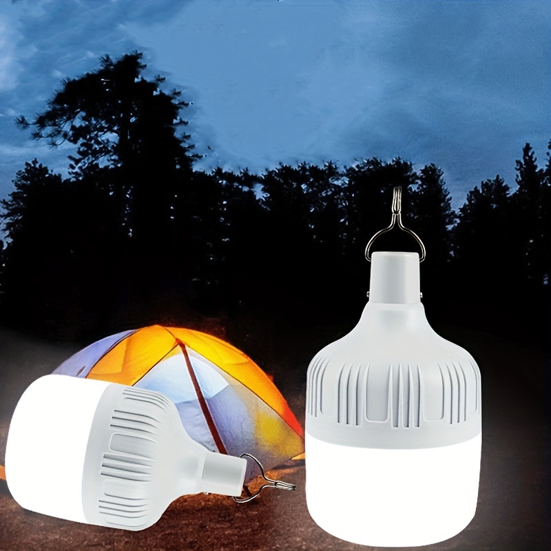 Bombilla LED para lámpara recargable de 300W, linterna de carga Solar con  Control remoto, luz nocturna de emergencia portátil para mercado, Camping  al aire libre en casa – Los mejores productos en