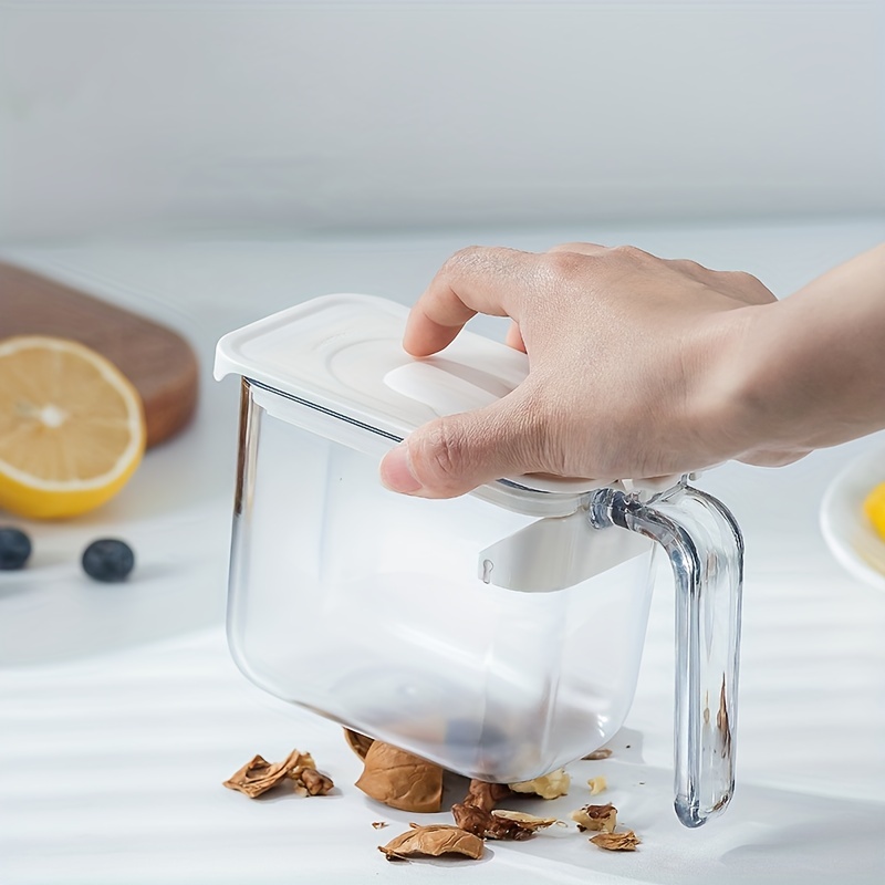 Transparent Seasoning Box With Handles And Spoons Perfect - Temu