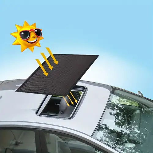 Xiziiss Glass Roof Sunshade Sunroof Für Model 3/Y, Neue Elektrostatische  Adsorption Sonnendachglas Hitze- Und Wärmedämmung Abdeckung - Temu Austria