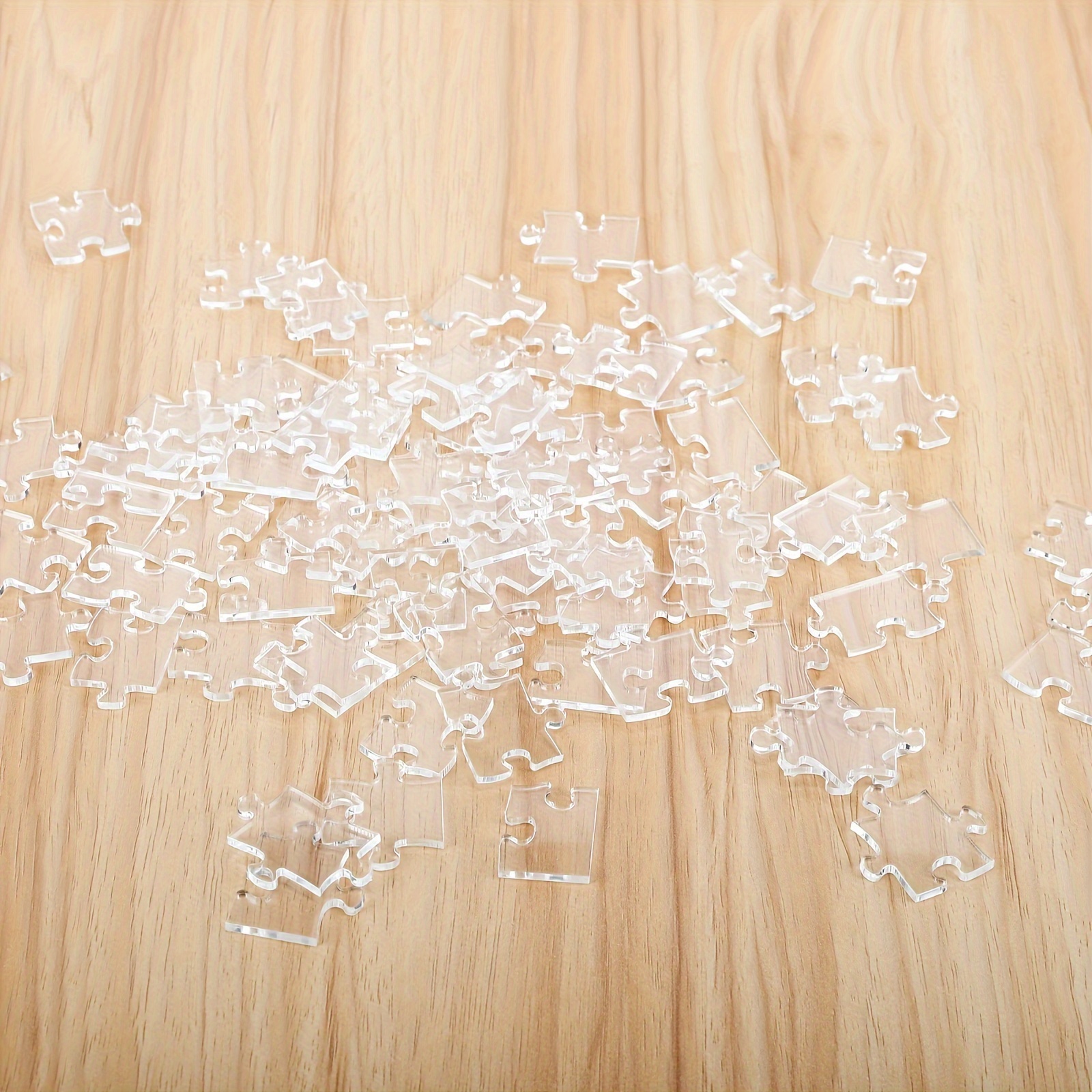 Acrylic Shaped Transparent Crystal Puzzle Puzzle Toy - Temu
