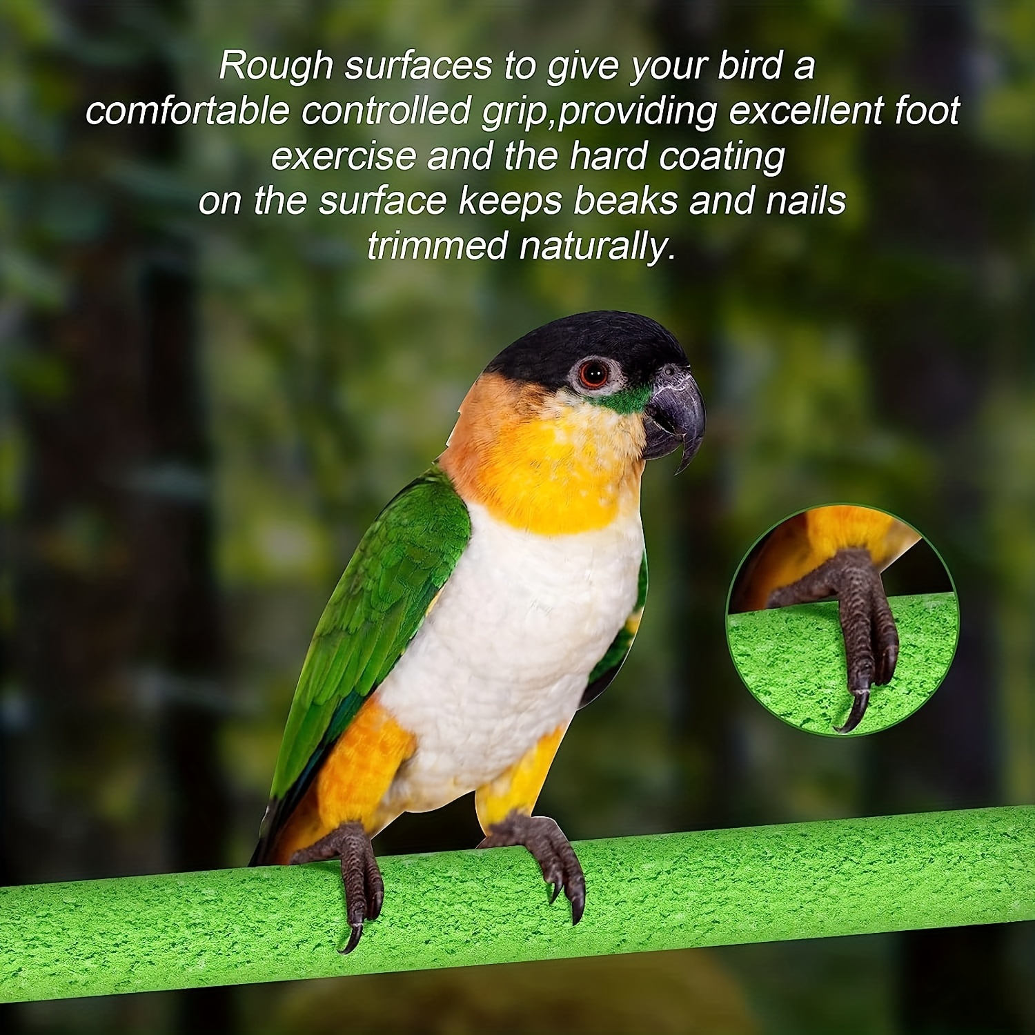Colorful Beak Grinding Stick Non-toxic Bird Claw Stick Durable Pet