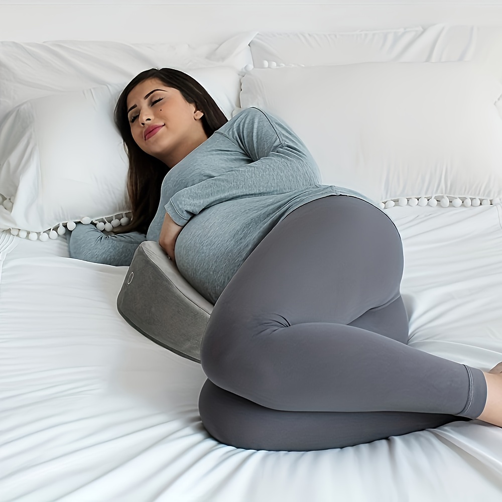 Heated Lumbar Support Pillow, Lumbar Pillow For Sleeping, Lumbar Support  Pillow For Bed, Provides Relief Support For Lumbar Spine, Suitable For  Pregnancy Women (dark Grey) - Temu United Kingdom