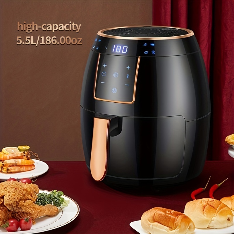 5.5L Big Capacity Portable Air Fryer with Digital Touch Screen