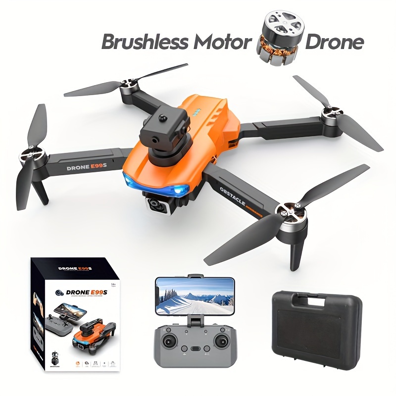 Obstacle Avoidance E99 Brushless Motor Aerial Drone Dual - Temu