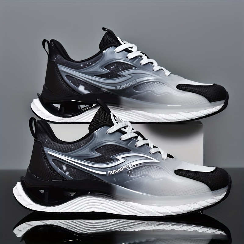 Chaussures De Sport À Lacets Pour Hommes - Chaussures Athlétiques -  Amortissement Des Chocs Et Respirabilité - Course À Pied, Basketball,  Entraînement En Salle De Sport - Temu Belgium