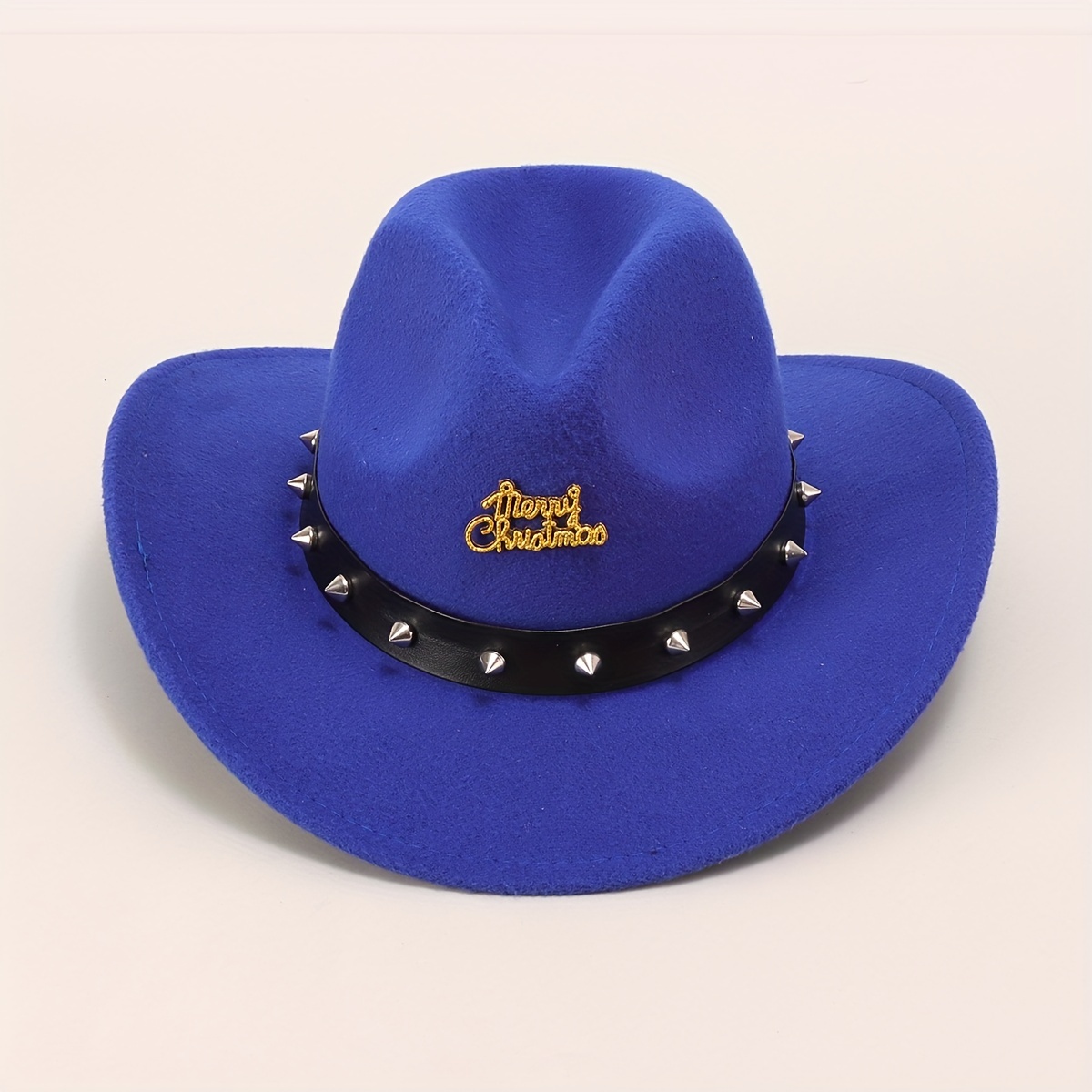 Vintage Western Cowboy Woolen Hat British Belt Jazz Top Hat