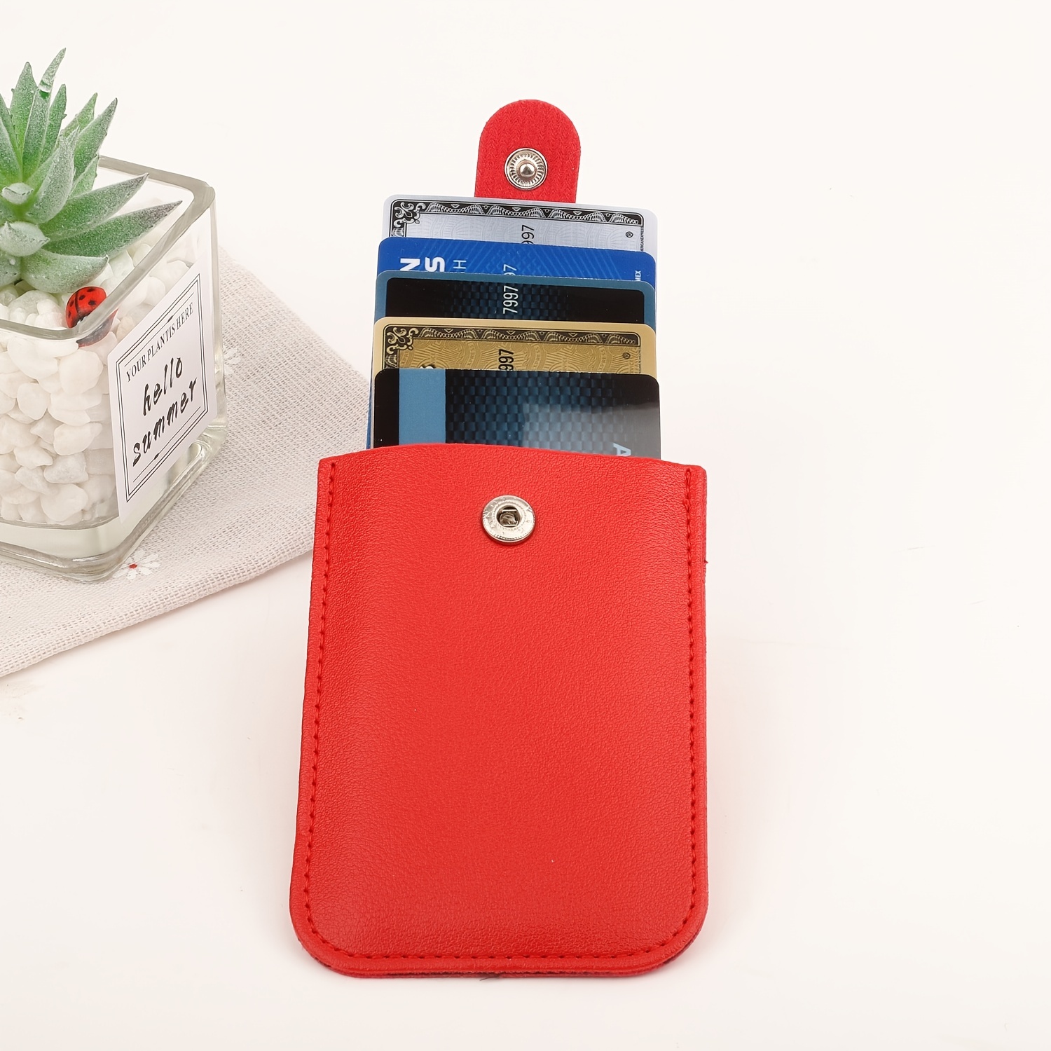Women Wallet PU Leather Card Holder Wallet for Women with RFID