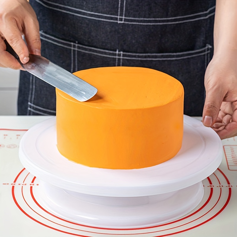 Cake Decorating Table Rotating Cake Turntable Turns Smoothly - Temu