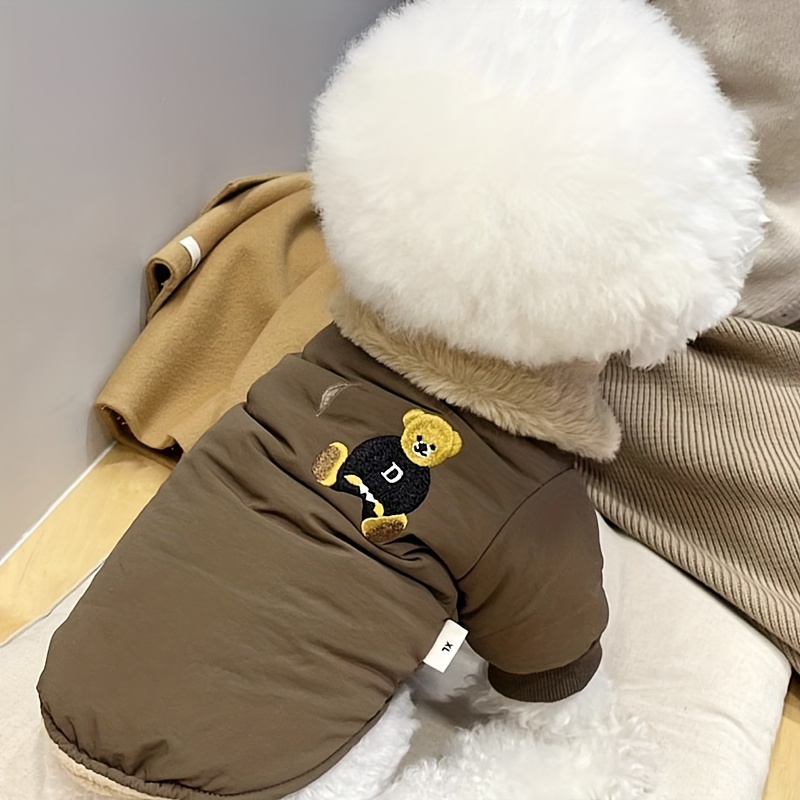 Dog Clothes Autumn And Winter Teddy Schnauzer Shiba Snow Mountain Down  Cotton Coat - Pet Supplies - Temu