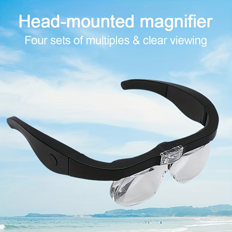 Headband Magnifier with Light Rechargeable Magnifying Glasses for