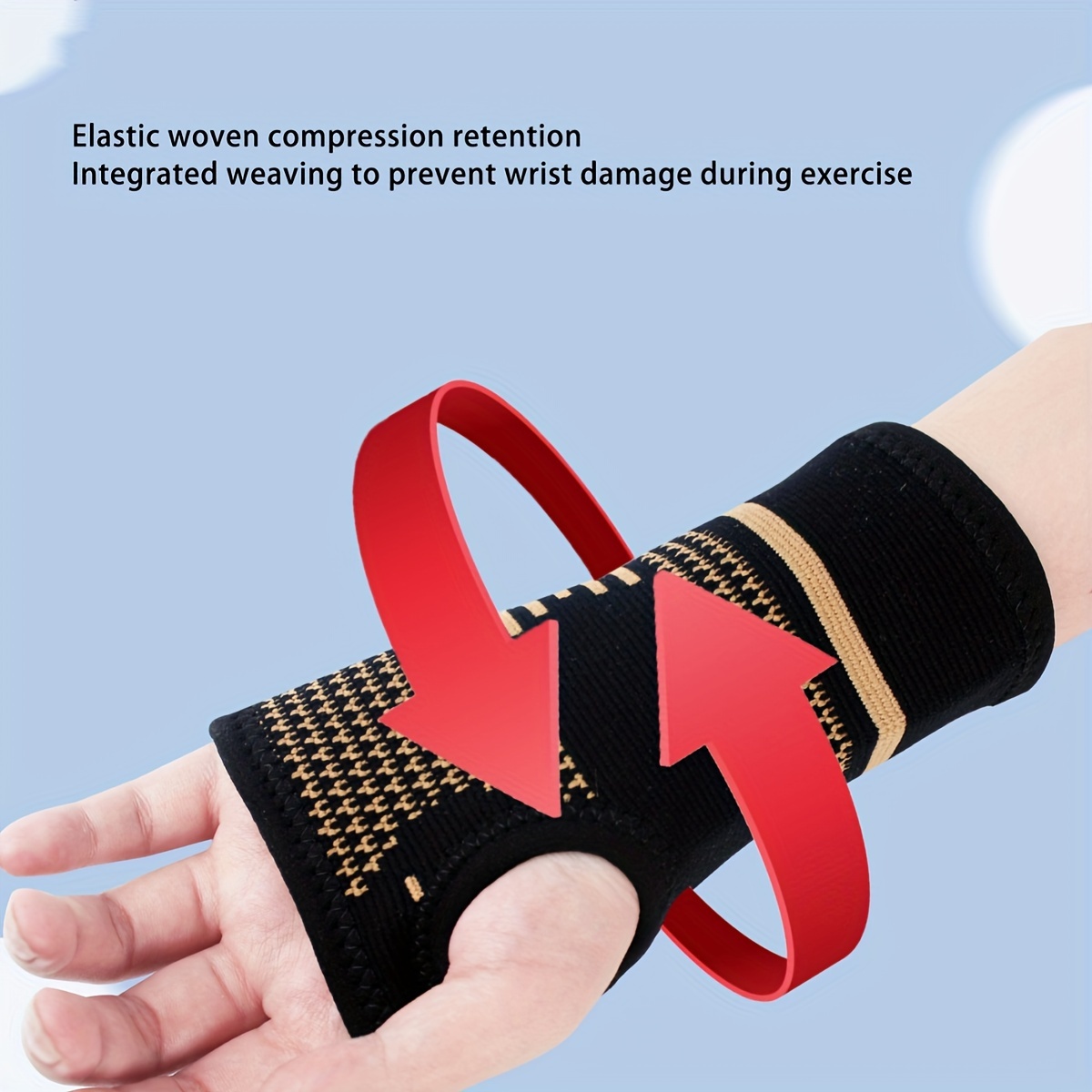 copper wrist brace  Copper Compression Recovery Wrist Brace