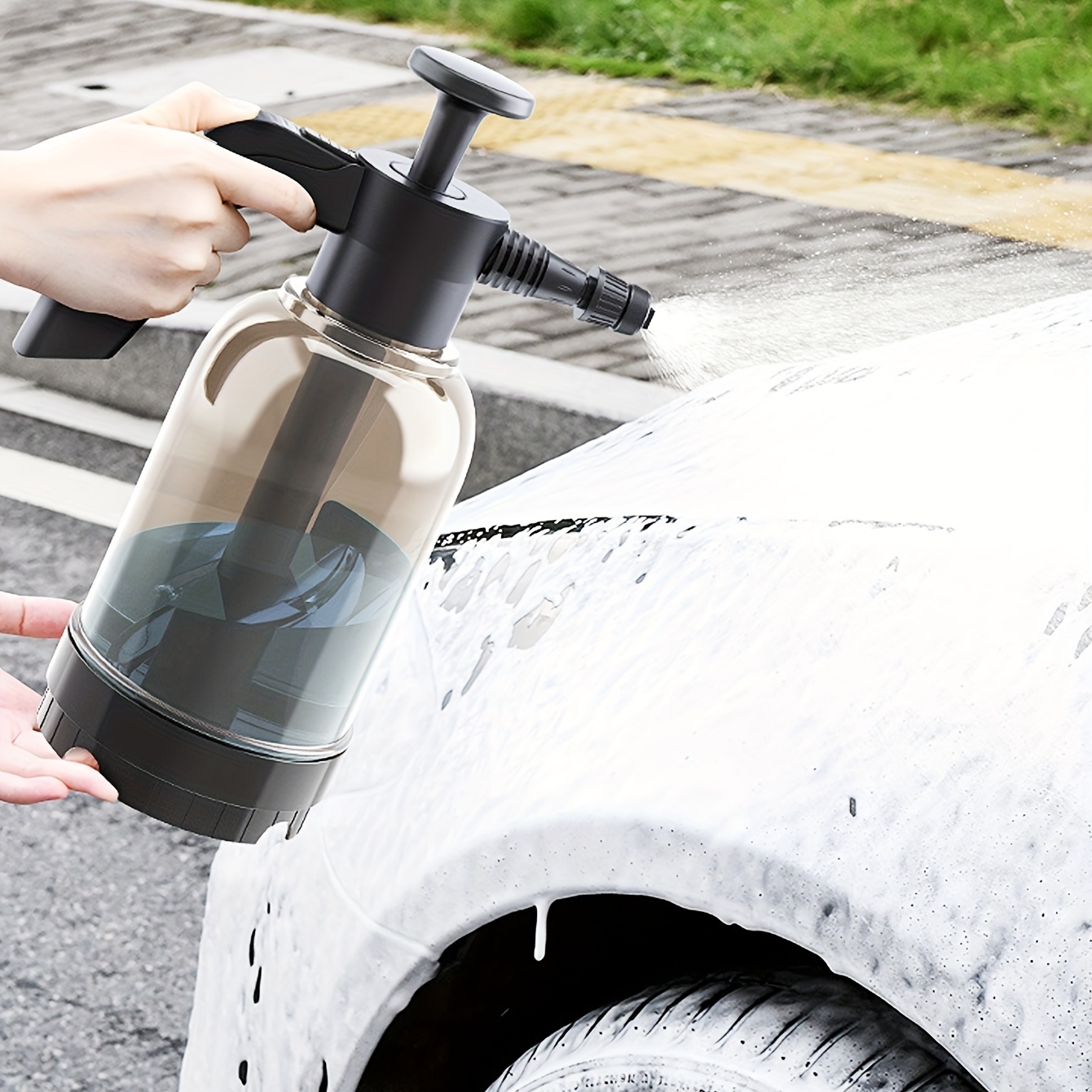 Portable Household Hand held High Pressure Car Wash Foam Pot - Temu