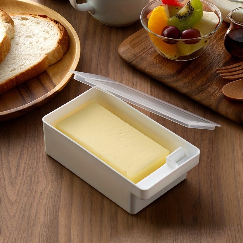Beurrier avec couvercle, beurrier avec coupe-beurre, boîte de rangement  pour fromage 