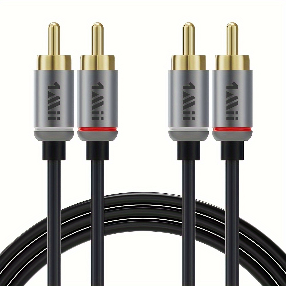 3.5 mm to RCA AV Camcorder Video Cable,3.5mm 18 TRRS Male to 3 RCA Male  Plug Adapter Cord for TV,Smartphones,MP3, Tablets,Speakers,Home Theater 