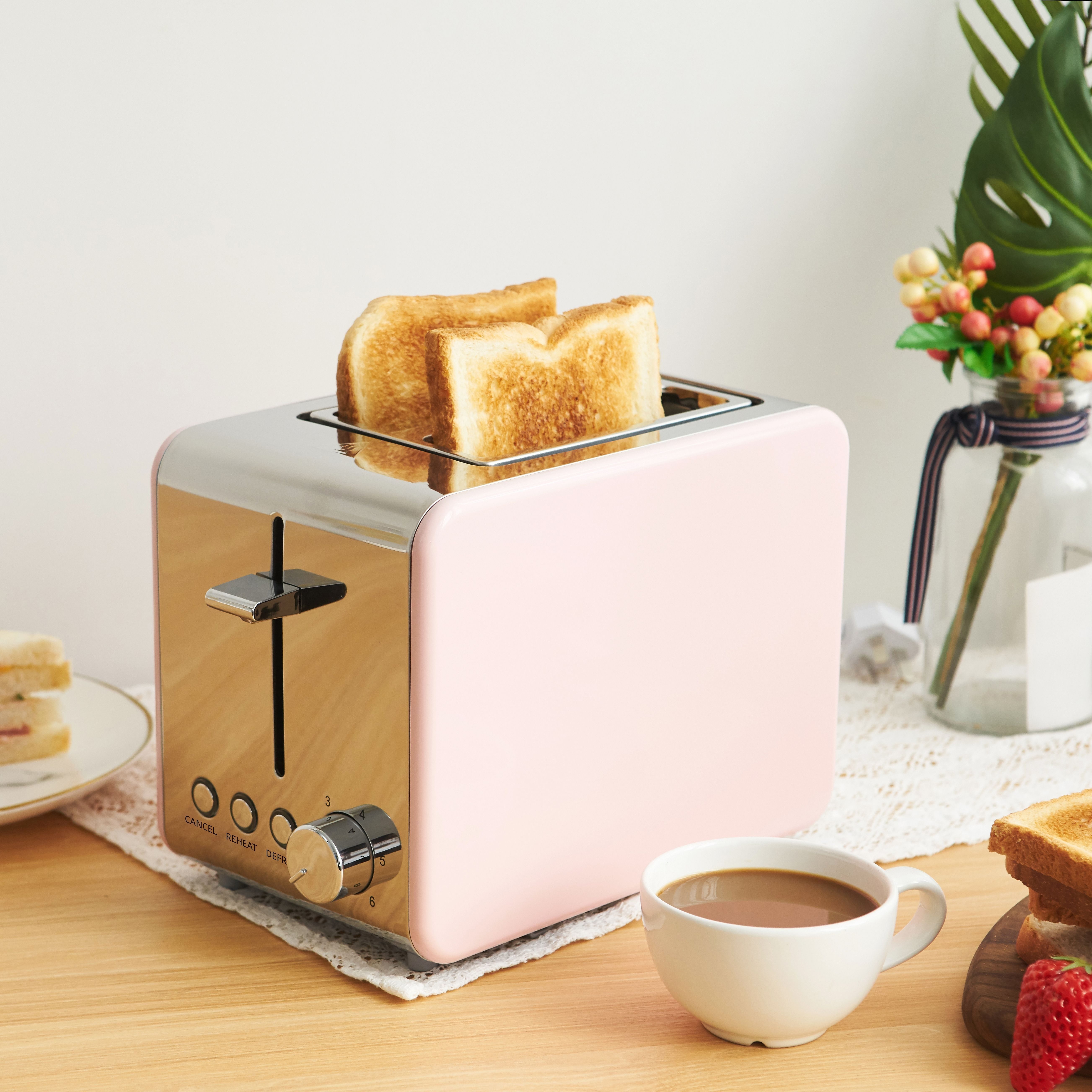 Buy Wholesale China Advanced Compact Design 6 Shade Toast Settings Electric 2  Slice Toaster & Toaster at USD 11.11