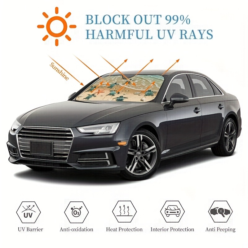 Pare-soleil,Pare-brise avant Anti-UV intérieur de voiture